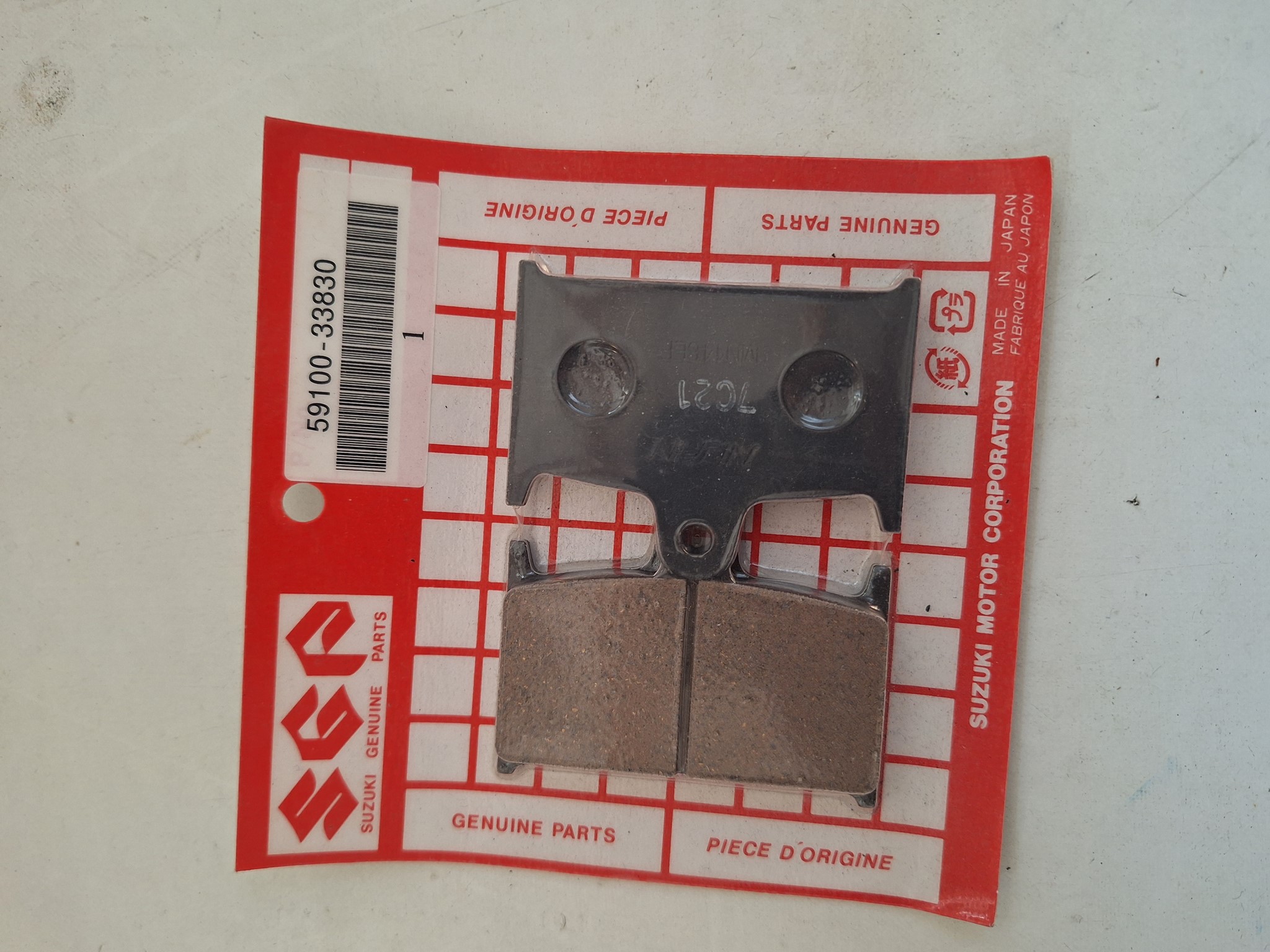 Bild von SUZUKI  BREMSBELAG. SATZ  59100-33830